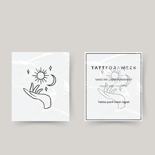 Tillfällig tatuering i balans