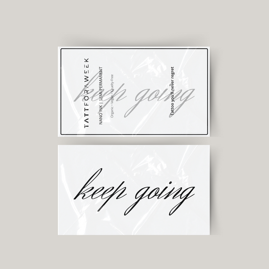 Tillfällig tatuering fortsätt