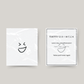 Tillfällig tatuering leende smiley