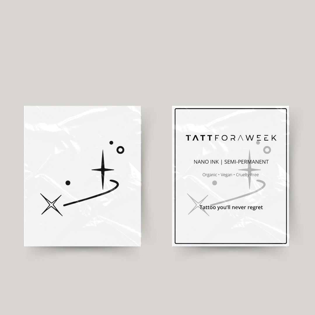 Tillfällig tatuering leo stjärnor