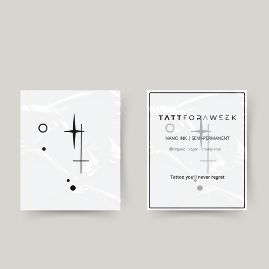 Tillfällig tatuering Vågen stjärnor