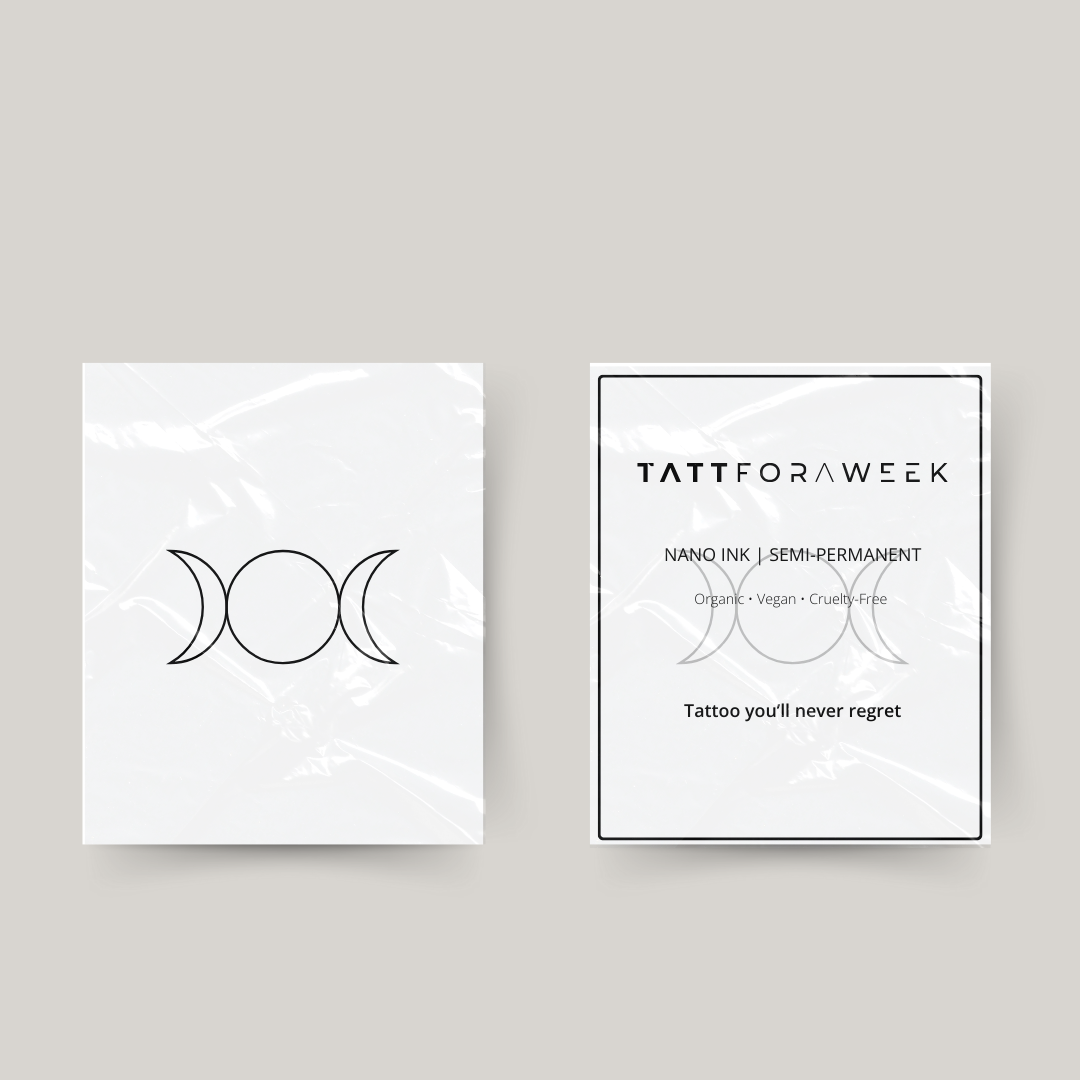 Tillfällig tatuering månfas