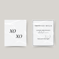 Tillfällig matchande tatuering xo xo