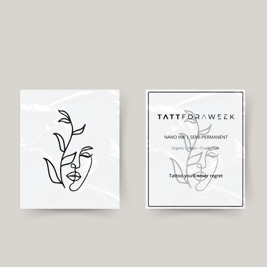 Tillfällig tatuering människa och natur