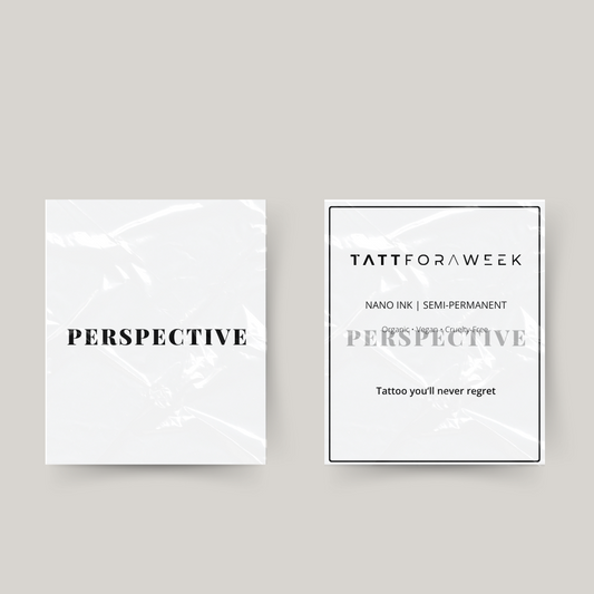 Tillfälligt tatueringsperspektiv