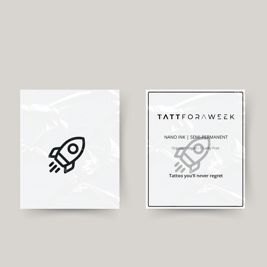 Tillfällig tatuering raket