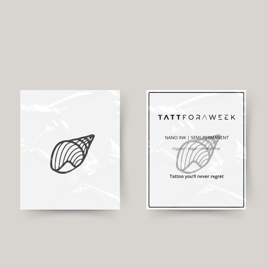 Tillfällig tatuering snäcka