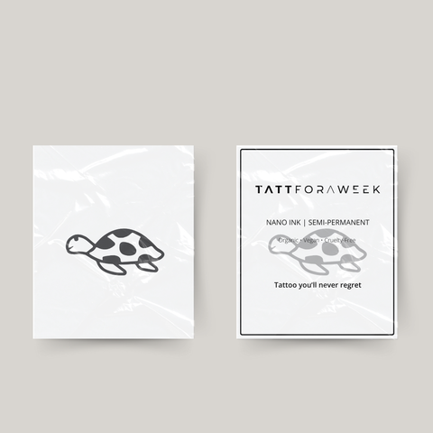 Tillfällig tatuering sköldpadda