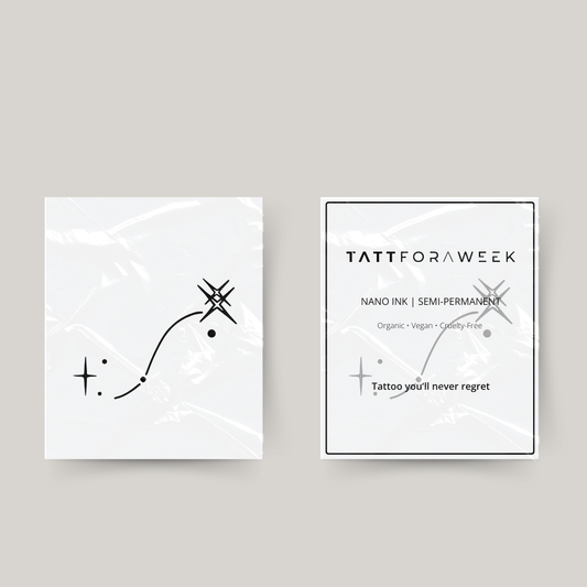 Tillfälliga tatueringar skorpion stjärnor