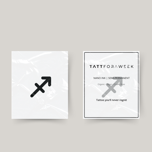 Tillfällig tatuering stjärntecken Skytten