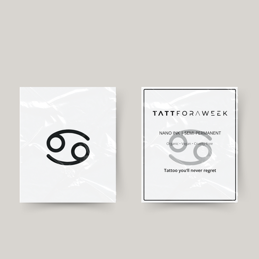 Tillfällig tatuering stjärntecken Cancer