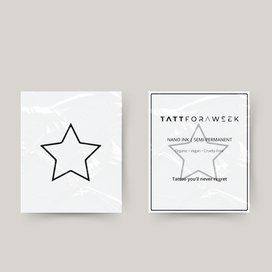 Tillfällig tatuering stjärna
