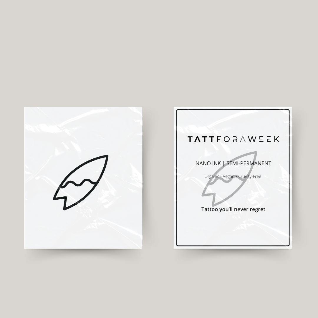 Tillfällig tatuering surfa