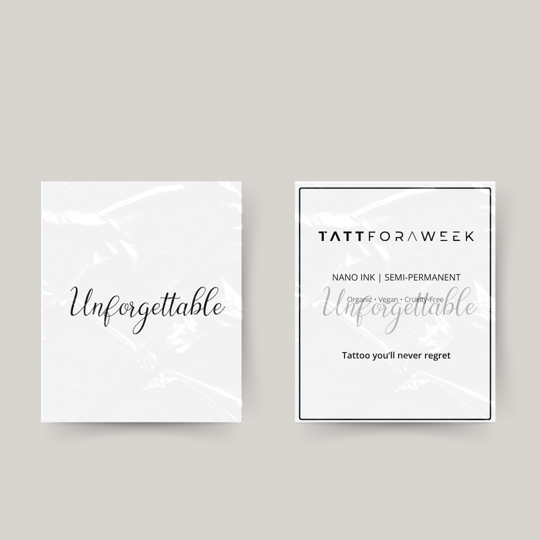 Tillfällig tatuering oförglömlig