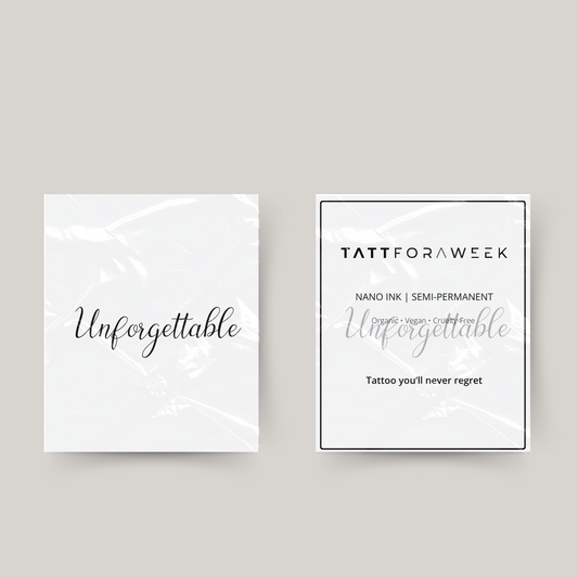 Tillfällig tatuering oförglömlig