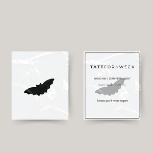 Tillfällig tatuering fladdermus