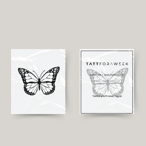 Tillfällig tatueringsfjäril
