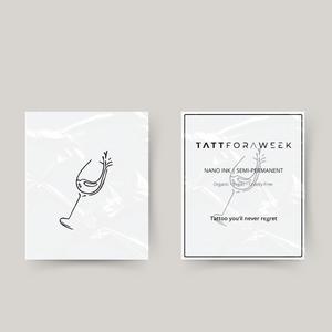 Tillfällig tatuering vin