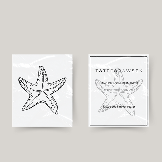 Tillfällig tatuering sjöstjärna
