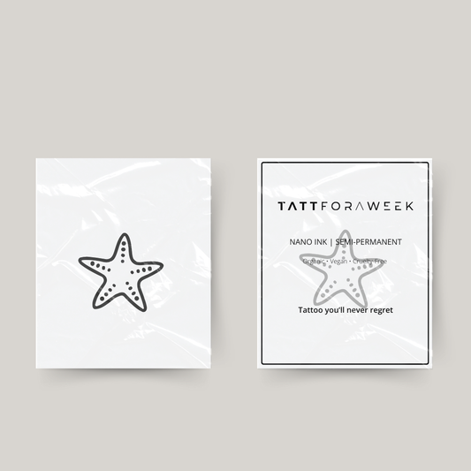 Tillfällig tatuering sjöstjärna