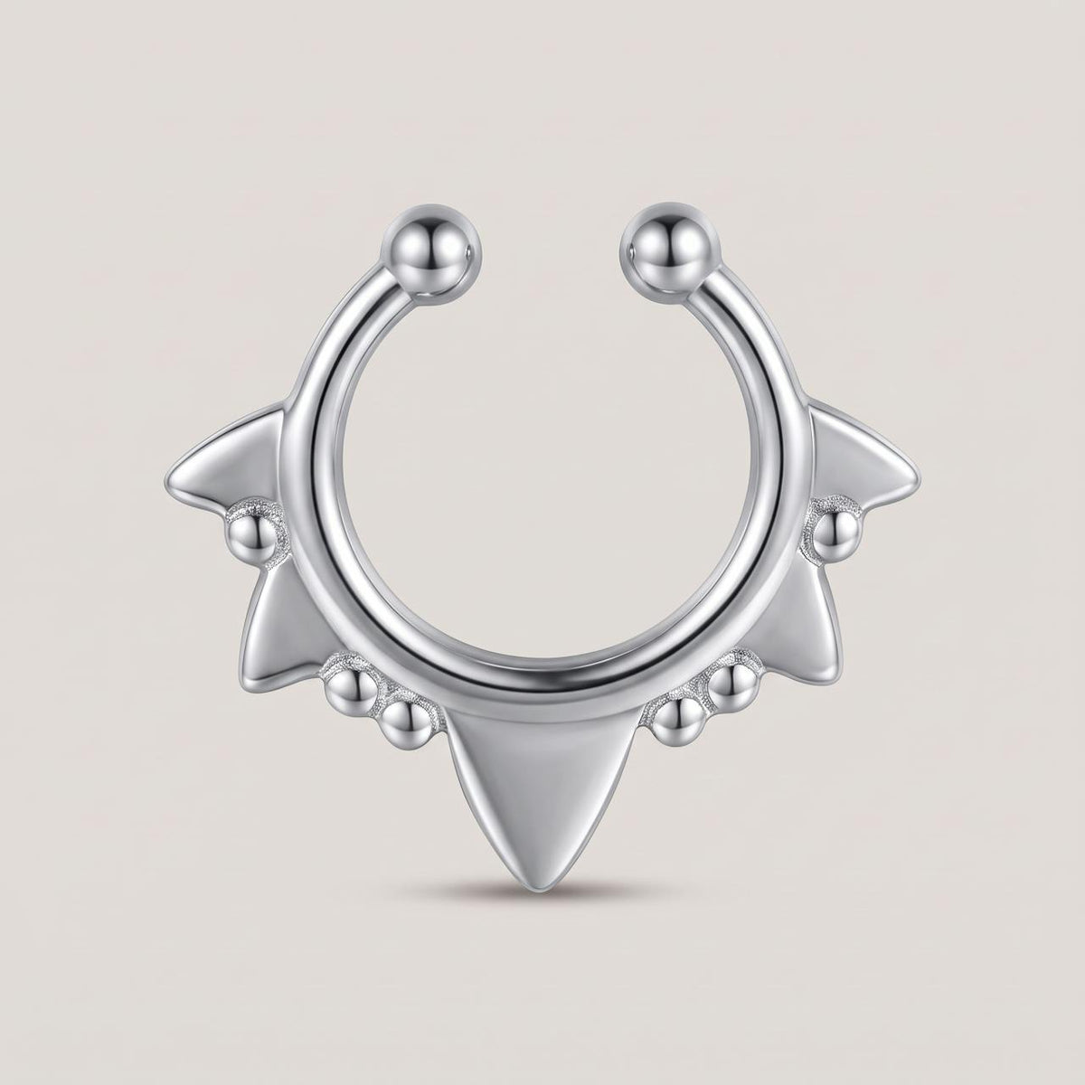 Nep septum tribal zilver