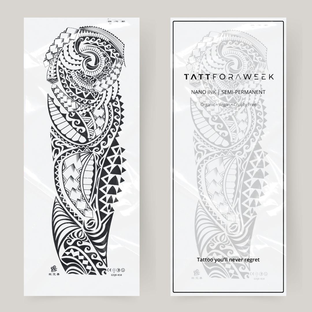 Nep tatueringsärm mandela