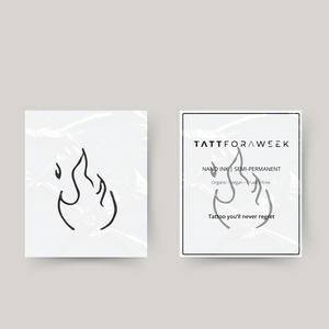Tillfällig tatueringsbrand