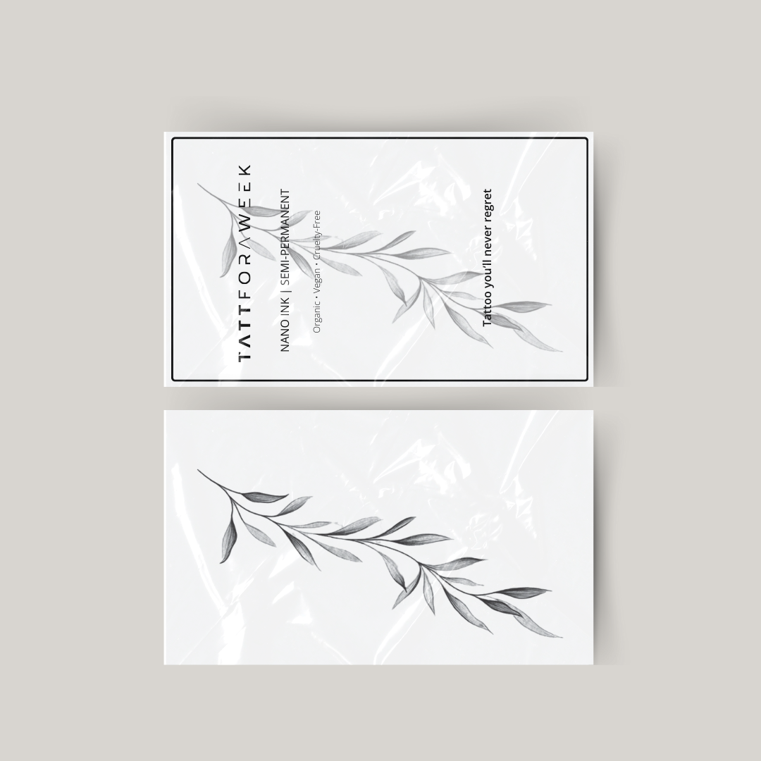 Tillfällig tatuering stor växt