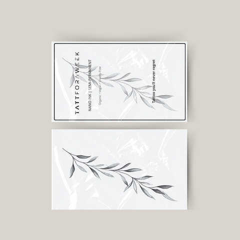 Tillfällig tatuering stor växt