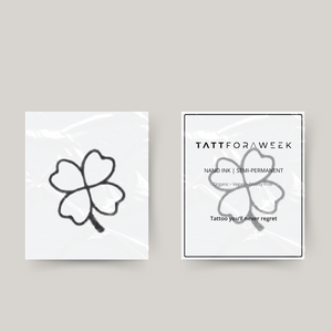 Tillfällig tatuering fyrklöver