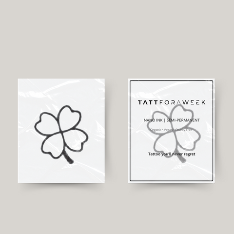 Tillfällig tatuering fyrklöver